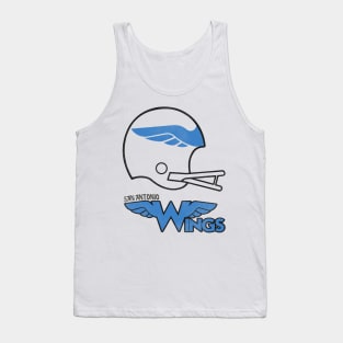 Defunct San Antonio Wings Football Team Tank Top